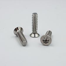 Rustfri skrue for plastbund. 6,3X25 (min 500 stk) - 1