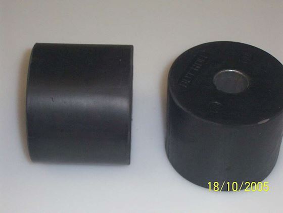 Butt-roller gummirulle L80