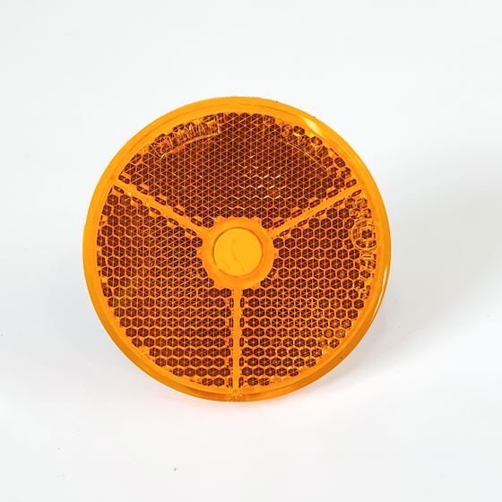 Refleks rund orange Ø60mm
