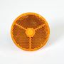 Refleks rund orange Ø60mm