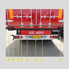 Beertrailer - lys og reflekser - 1