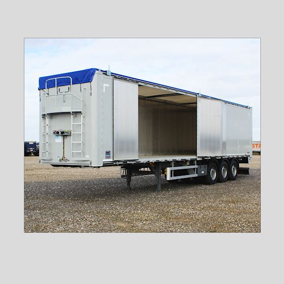 E180 Boxtrailer - opbygning m foldedørsside