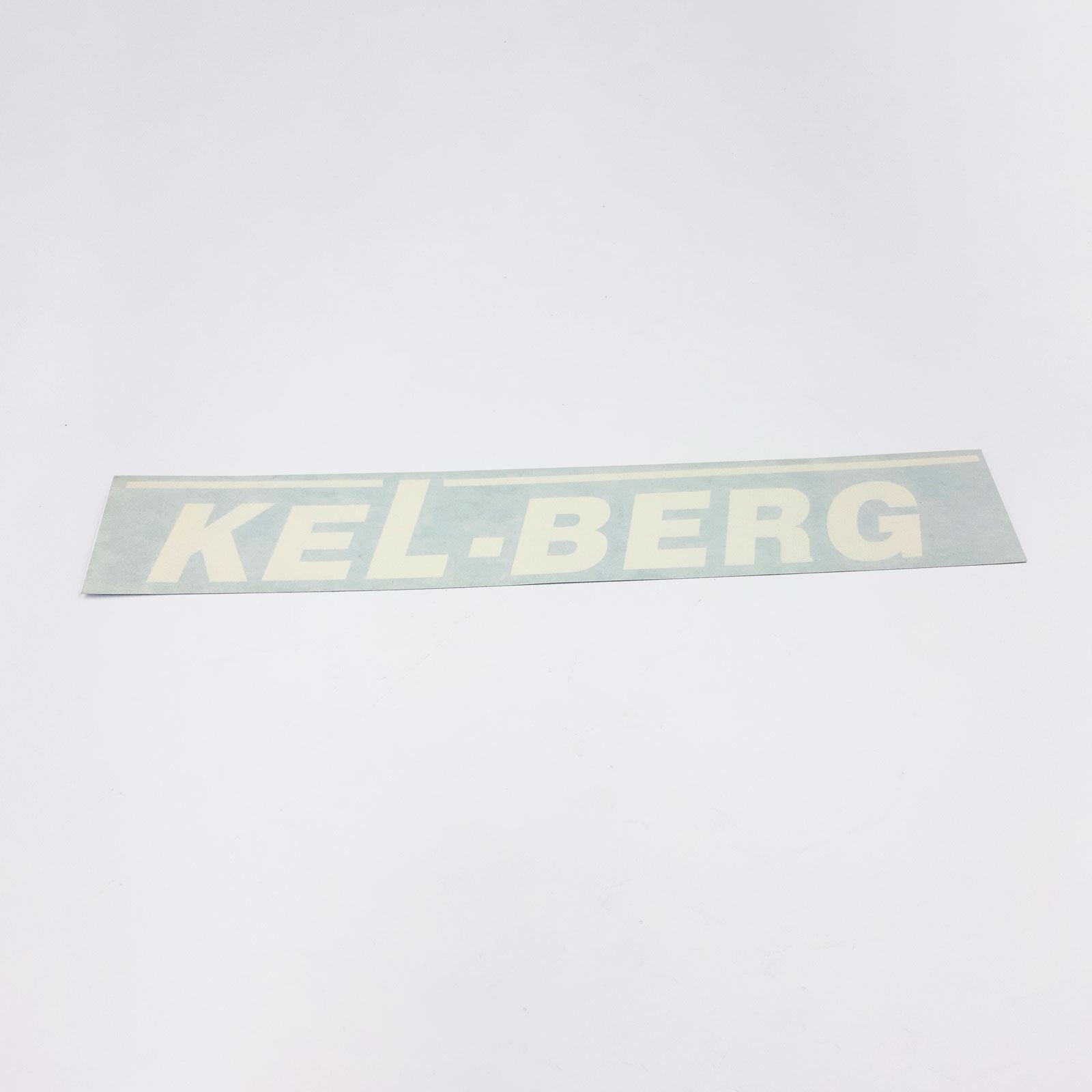 Skilt, Kelberg hvid 360x52mm