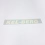 Skilt, Kelberg hvid 360x52mm