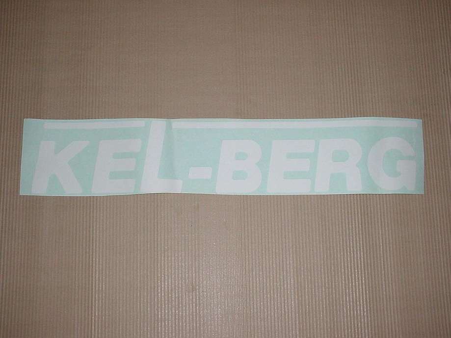 Skilt, Kelberg hvid 720*135