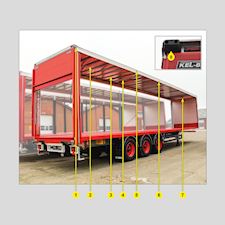 Gardinopbygning fast tag alu - Type 1 - 1