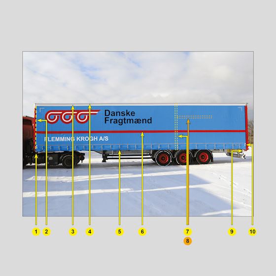 Gardintrailer venstre Fl Kr