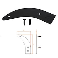 Plastlukning af alu frontprofil - Takler - 1