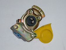 Luftkobl. m/ventil gul 16x1,5 - 1