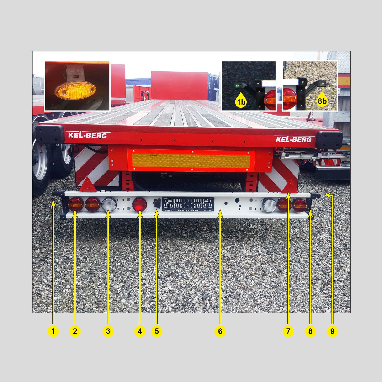 Reservedele lys D105V mfl