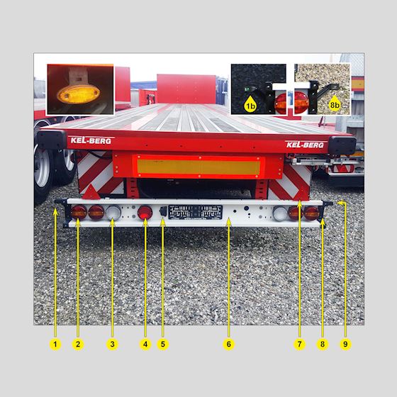 Reservedele lys D105V mfl