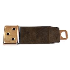 Rustfri dørholder m PU arm - 1