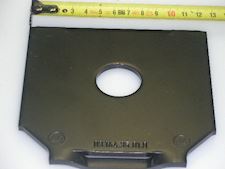 Indvendig slidplade f/ fjederkonsol - 100 mm fjeder - 1