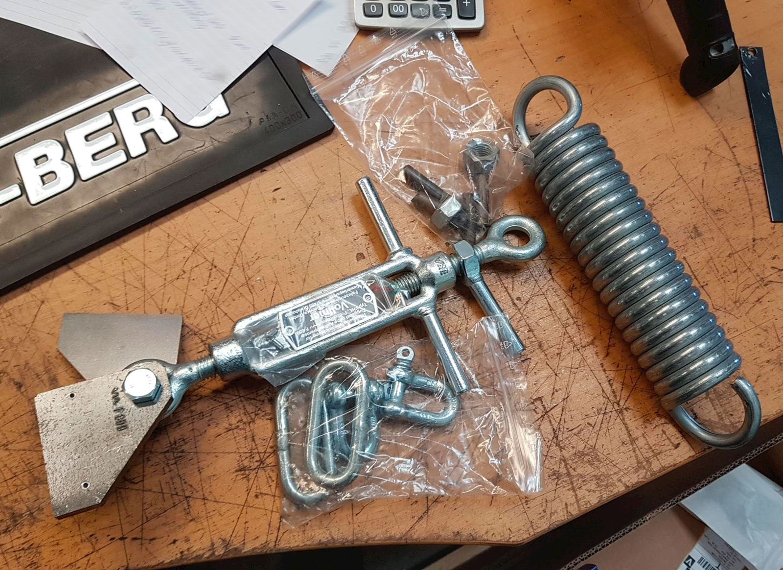 Fjeder triangel kompl incl bes