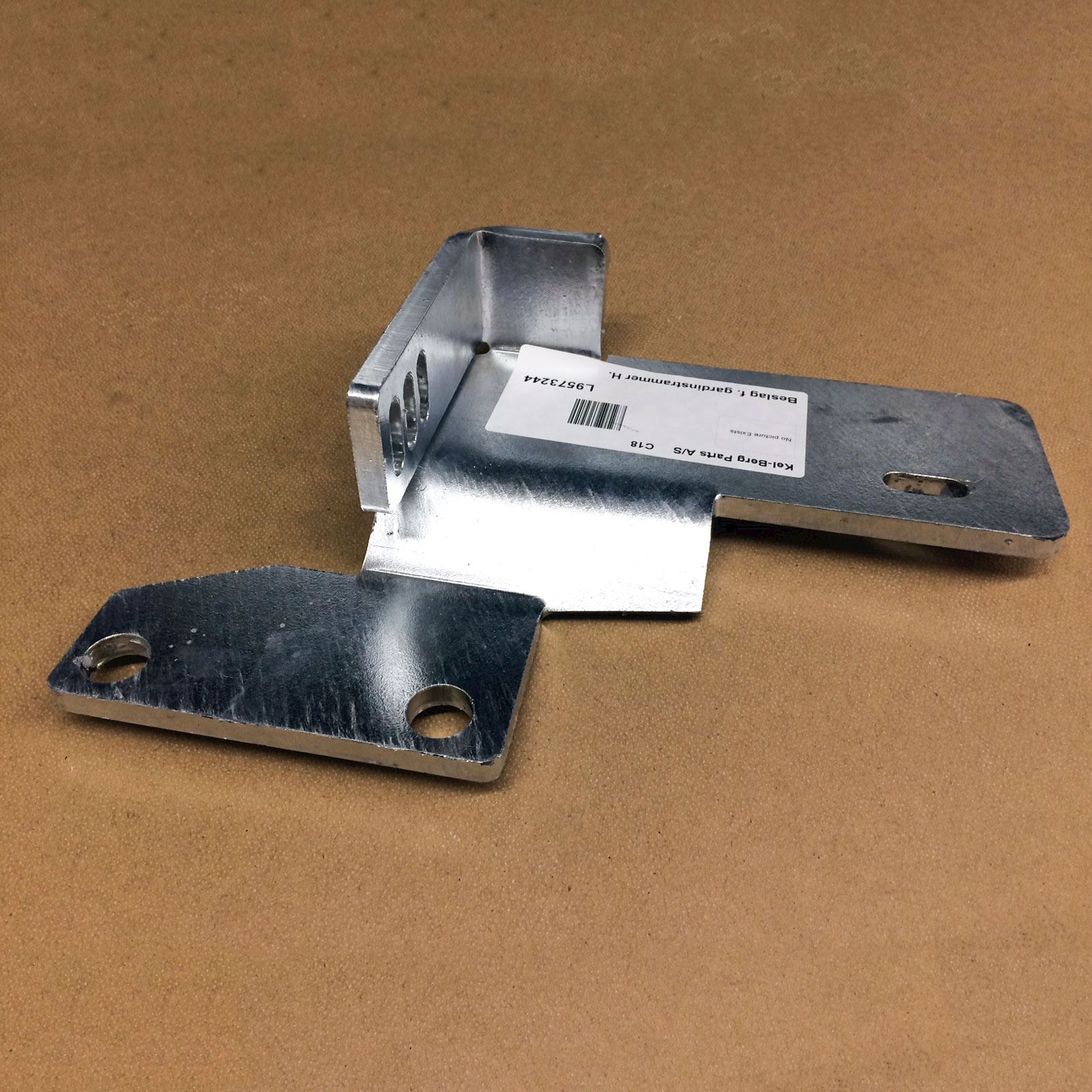Beslag f. gardinstrammer H/b